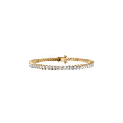 Marquise Cut Lab Diamond Bezel Set Minimalist Tennis Bracelet