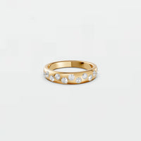 Twelve Round Lab Grown Diamond Stackable Wedding Band