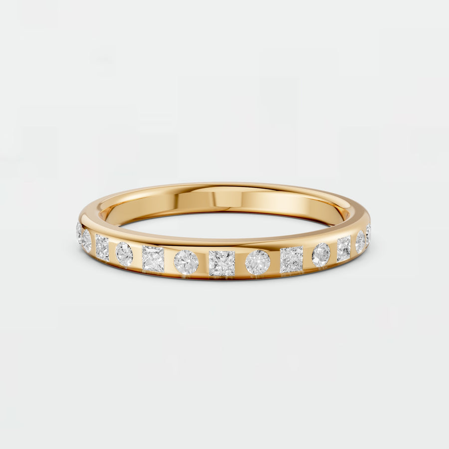 Cassia Oval & Round Diamond Engagement Ring