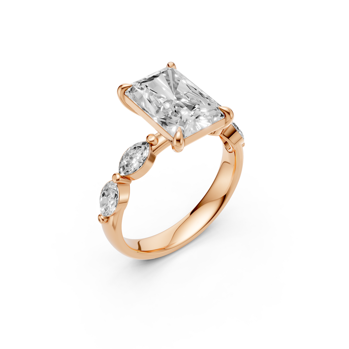 Seraphine Radiant & Marquise Diamond Elegant Statement Ring