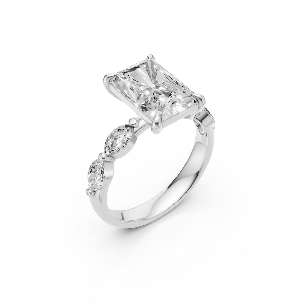 Seraphine Radiant & Marquise Diamond Elegant Statement Ring