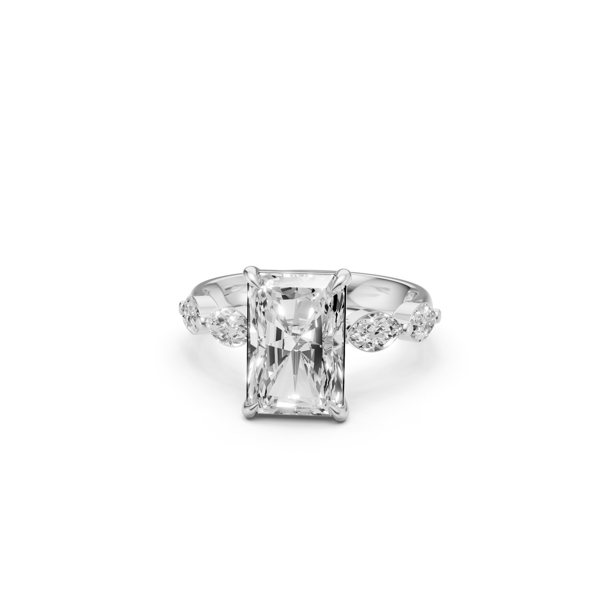 Seraphine Radiant & Marquise Diamond Elegant Statement Ring