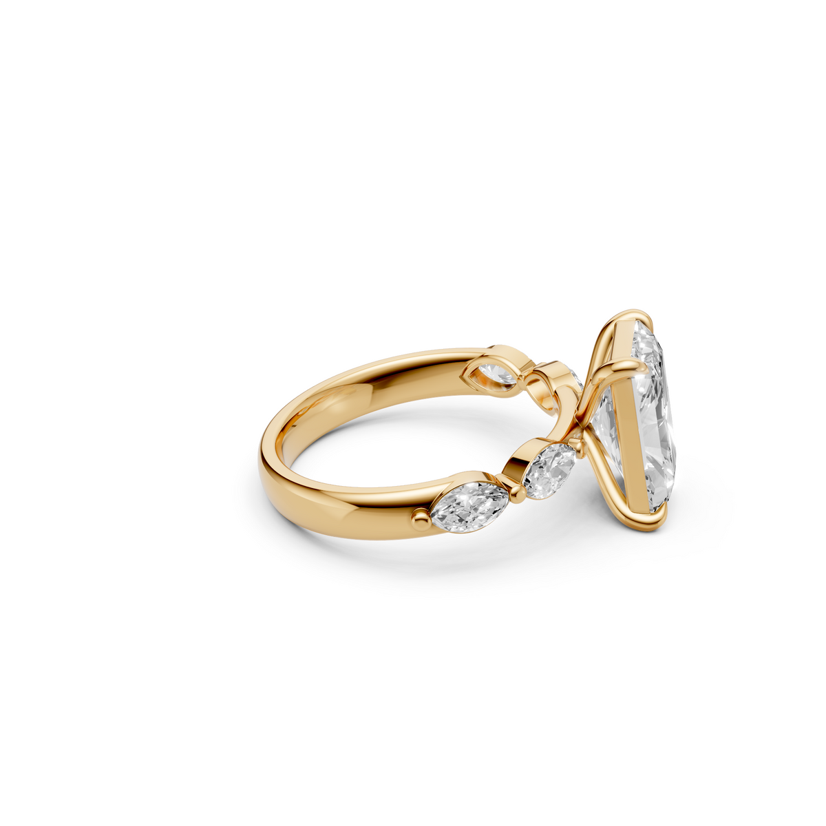 Seraphine Radiant & Marquise Diamond Elegant Statement Ring