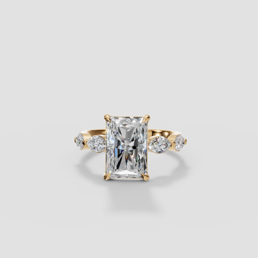 Seraphine Radiant & Marquise Diamond Elegant Statement Ring