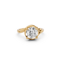 Elara Solitaire Engagement Ring with Split Shank Setting