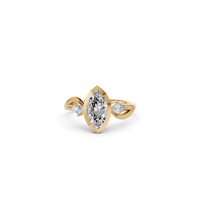 Harlow Marquise & Kite Diamond Three-Stone Engagement Ring