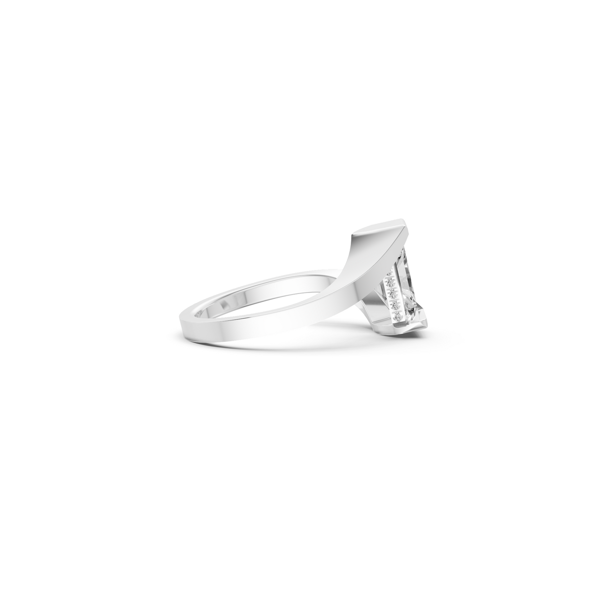3 CT Elara Radiant Cut IGI Certified Diamond Engagement Ring in Gold