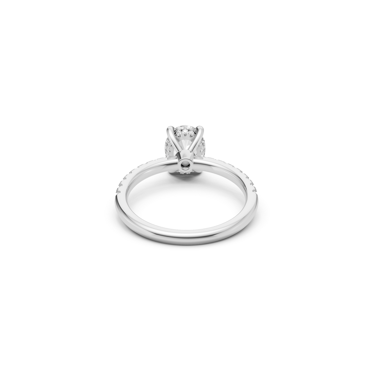 Sienna Oval Diamond Solitaire Engagement Ring in Gold