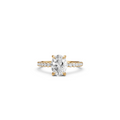 Sienna Oval Diamond Solitaire Engagement Ring in Gold