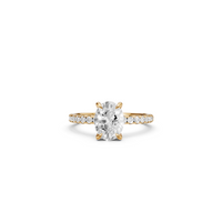 Sienna Oval Diamond Solitaire Engagement Ring in Gold