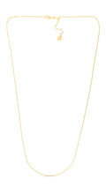 14K Yellow Gold 0.95mm Adjustable Rope Chain Necklace