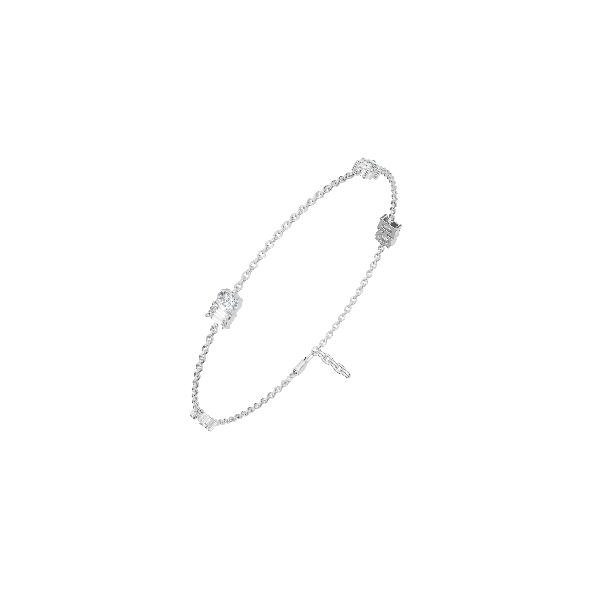 Modern Diamond Gold Chain Bracelet – Wedding Season Jewelry