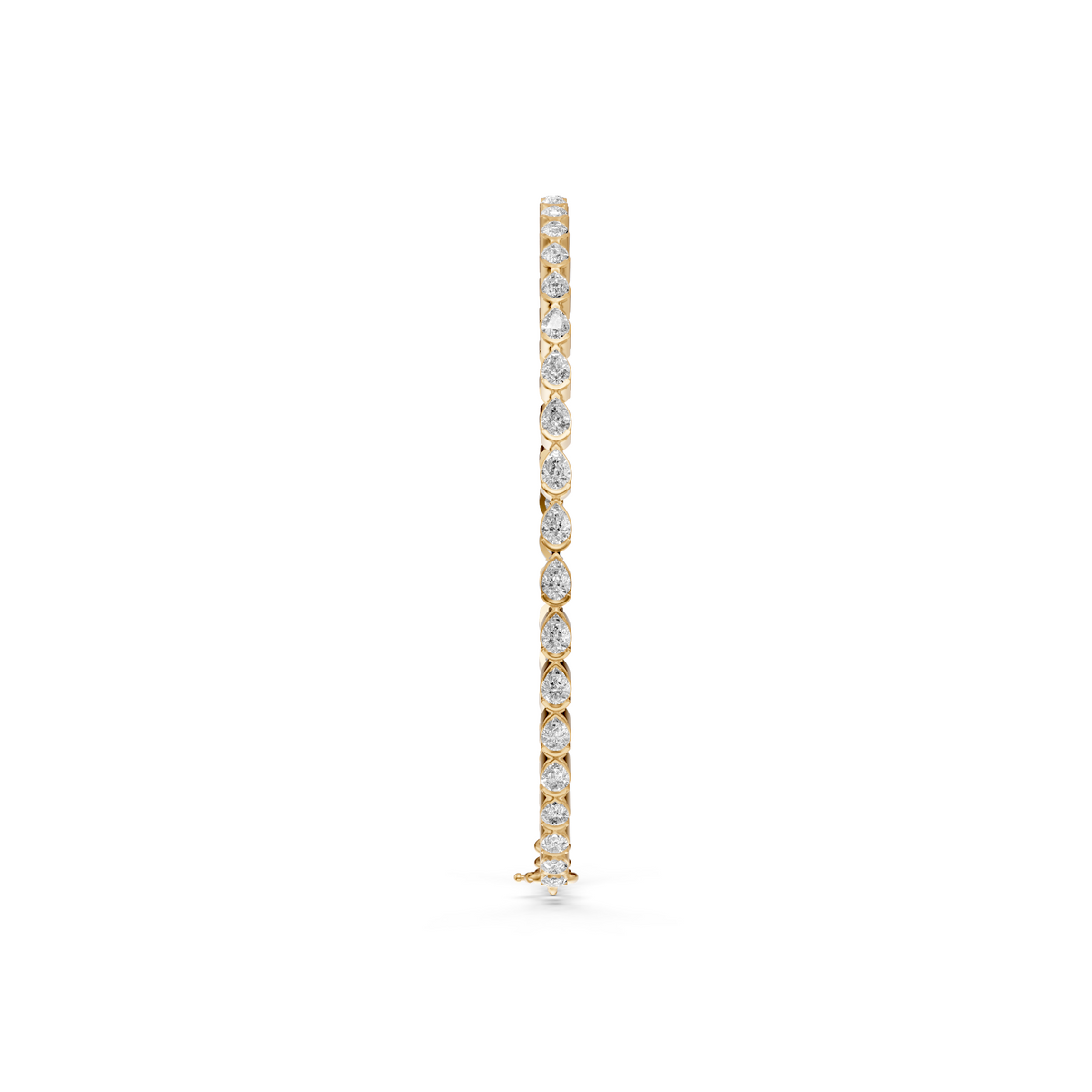 Rosalind Pear Cut Diamond Tennis Bracelet