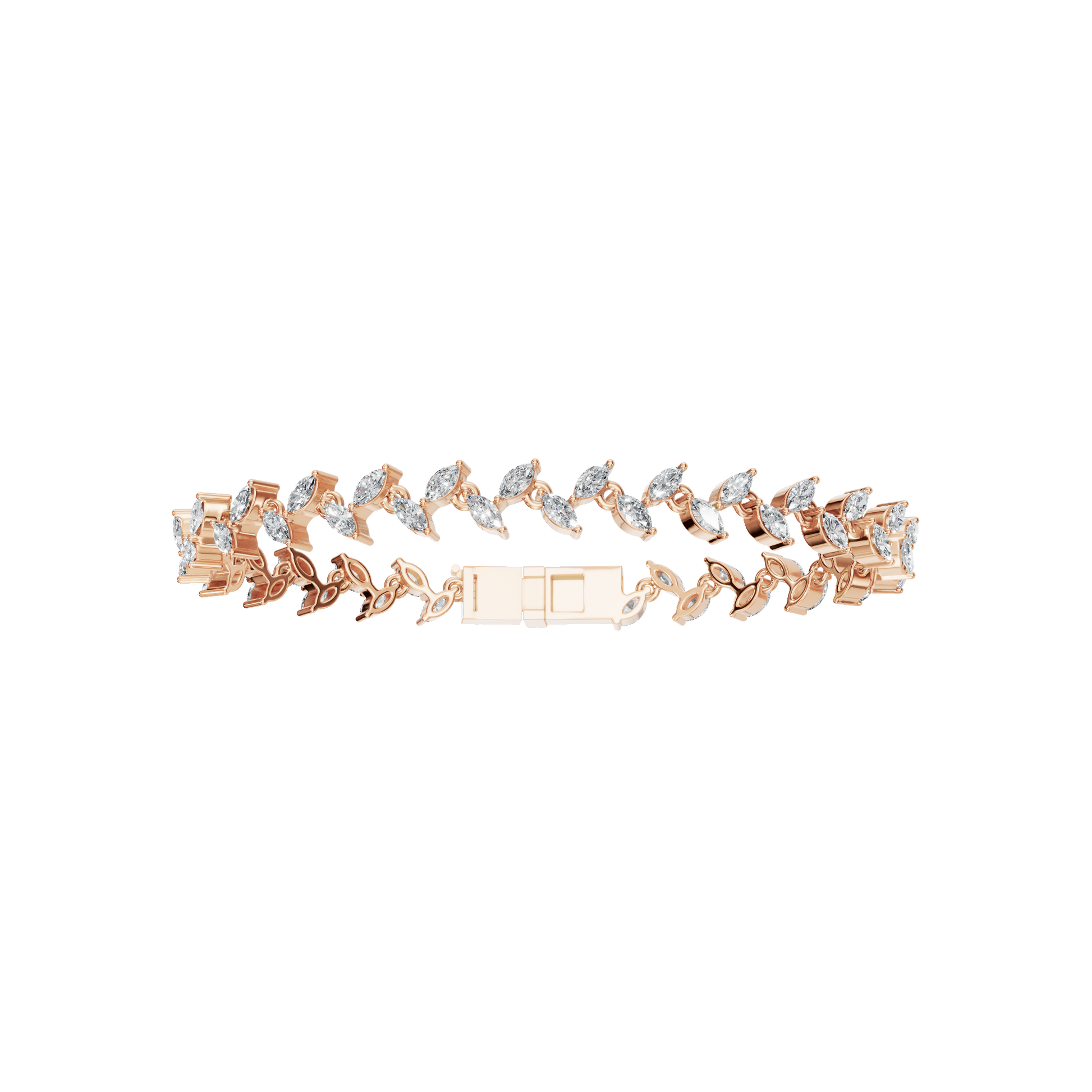 Marquise Allure Lab Grown Diamond Bracelet