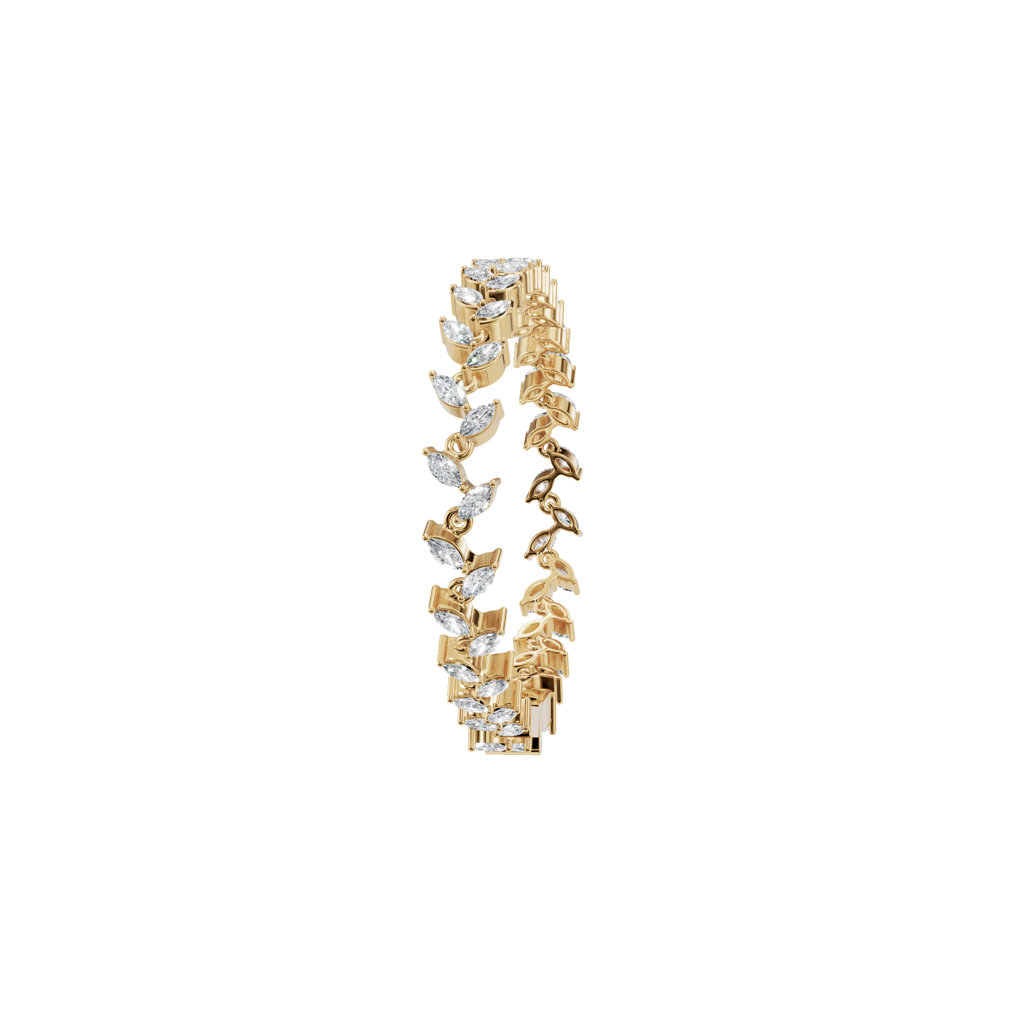Marquise Allure Lab Grown Diamond Bracelet