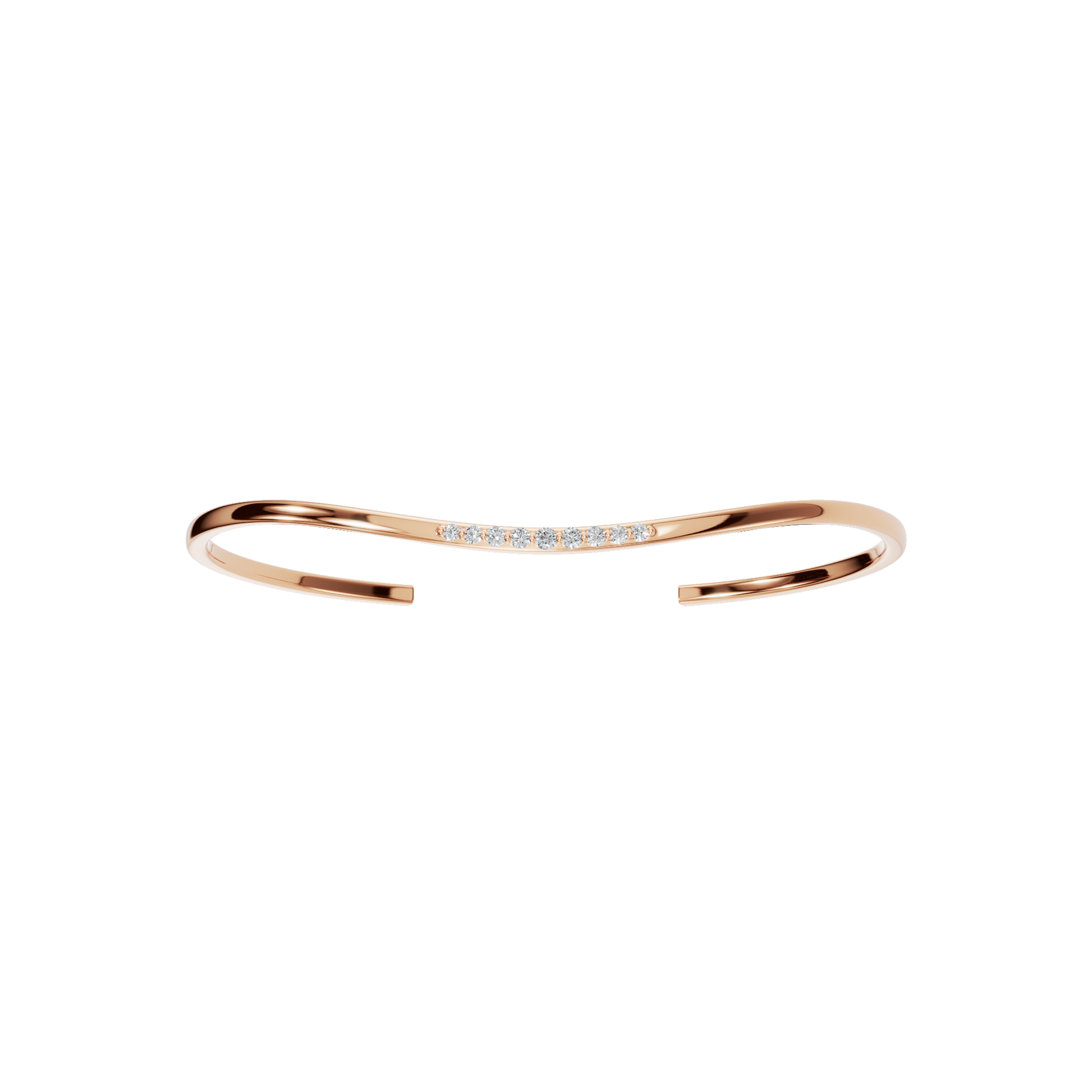 Elegant Lab Grown Diamond Gold Bracelet – For Anniversary