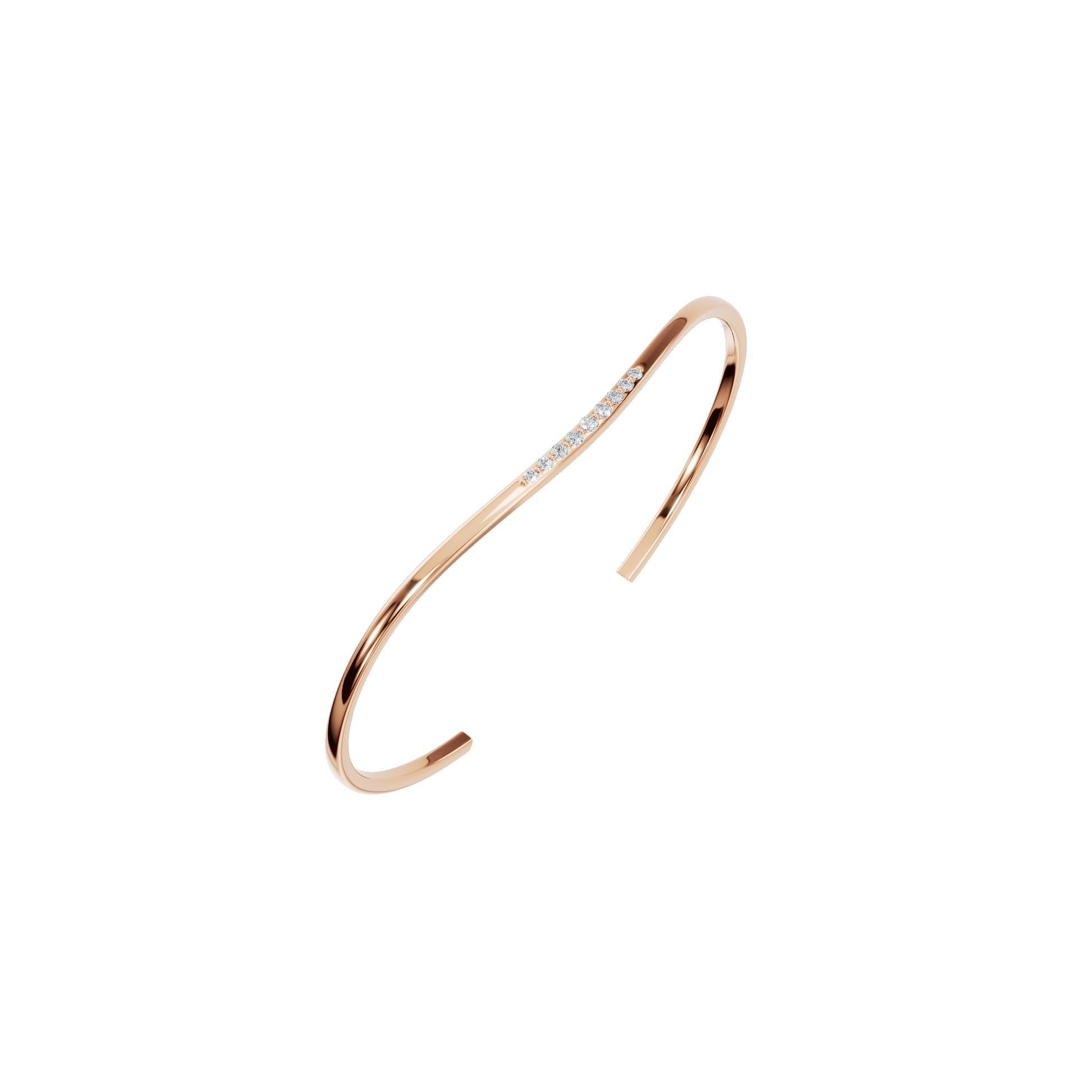 Elegant Lab Grown Diamond Gold Bracelet – For Anniversary