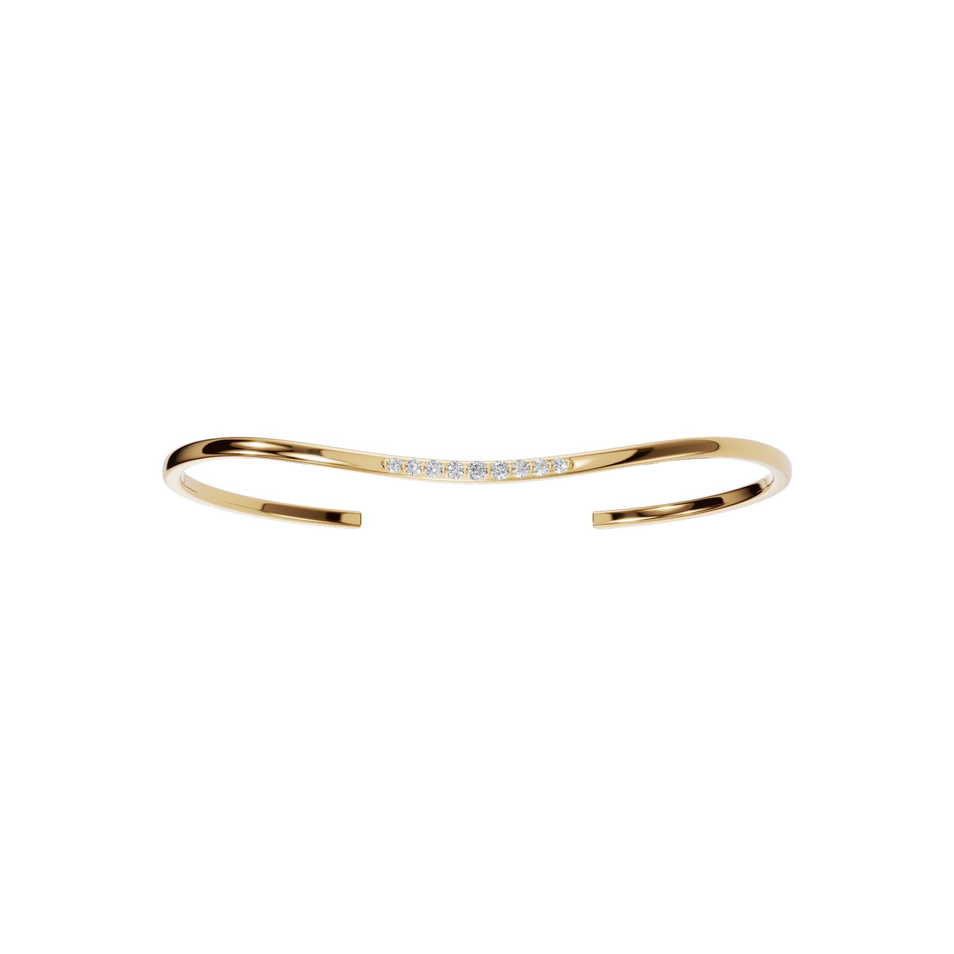 Elegant Lab Grown Diamond Gold Bracelet – For Anniversary