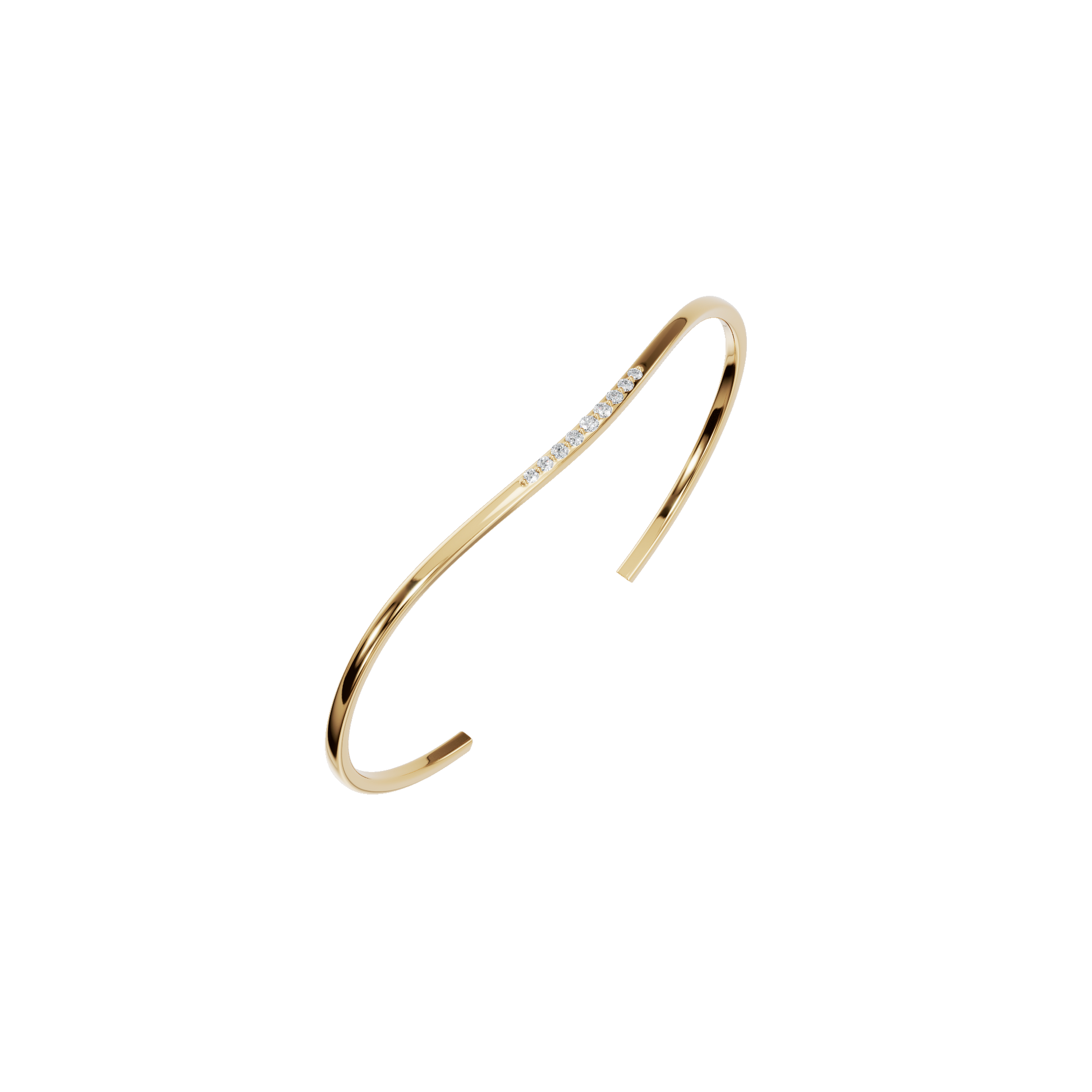 Elegant Lab Grown Diamond Gold Bracelet – For Anniversary