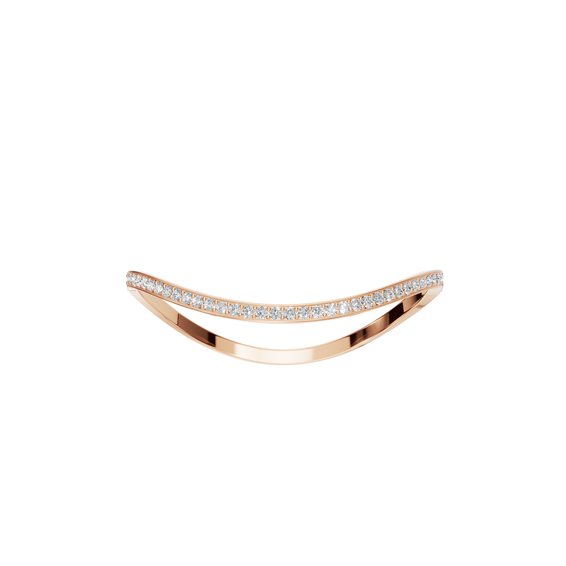 Timeless Pave Diamond Gold Open Bangle – Sophisticated Gift for Her