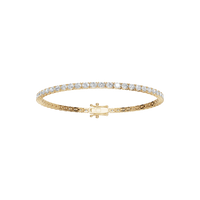 Oval Cut Lab Diamond Prong Set Classic Tennis Bangle Bracelet