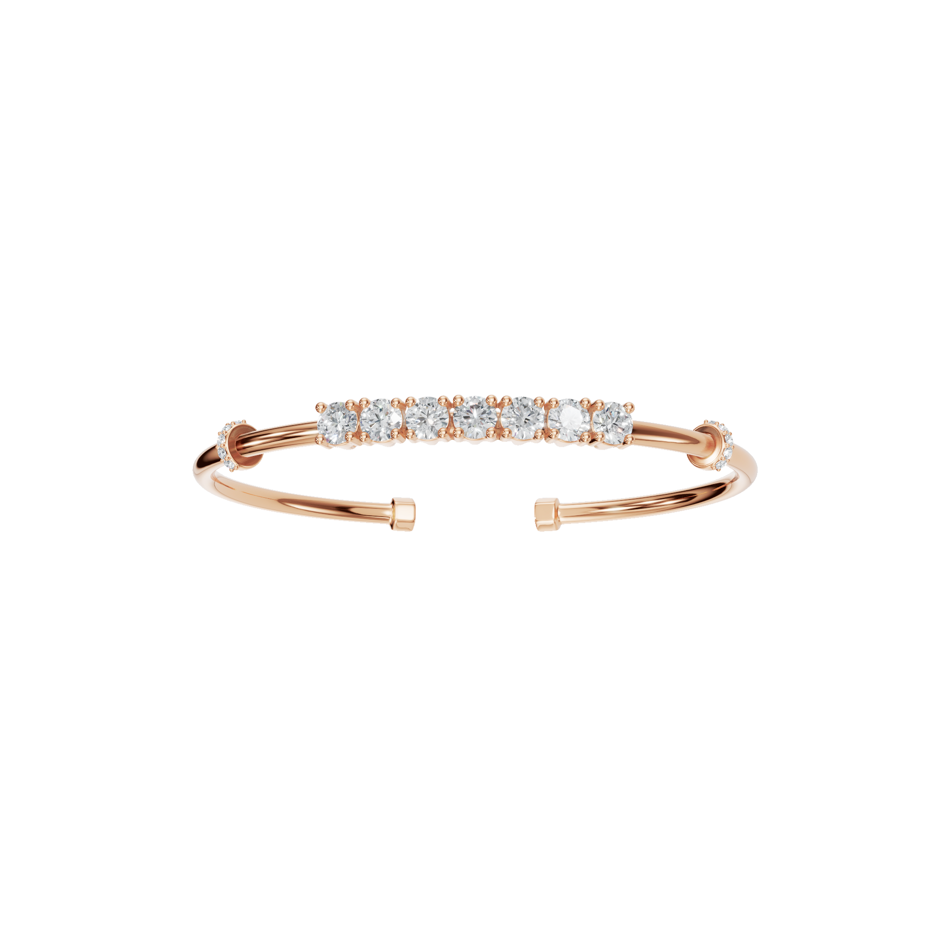 Everyday Luxe Open Lab Grown Diamond Cuff Bracelet