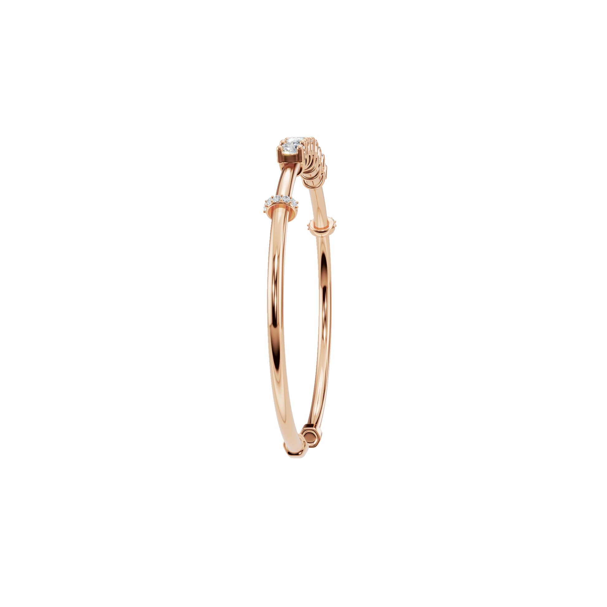 Everyday Luxe Open Lab Grown Diamond Cuff Bracelet