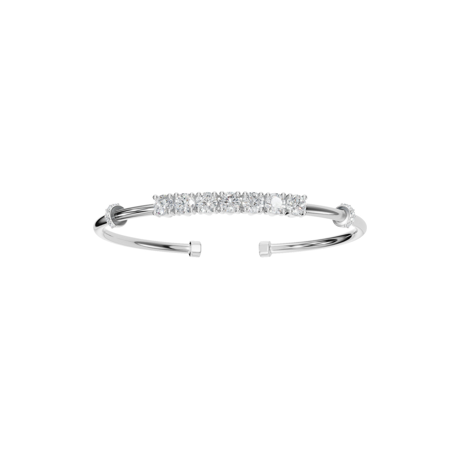 Everyday Luxe Open Lab Grown Diamond Cuff Bracelet