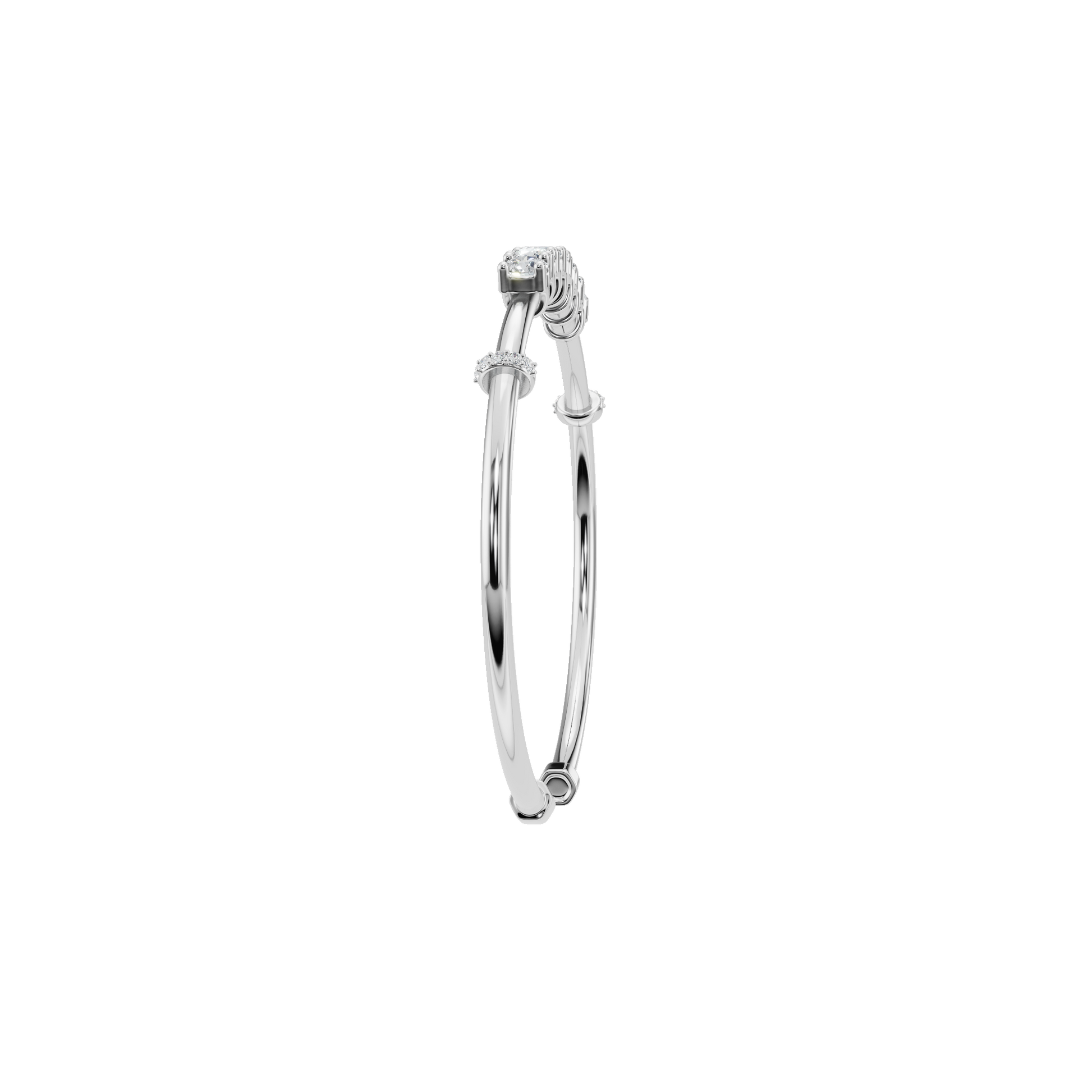 Everyday Luxe Open Lab Grown Diamond Cuff Bracelet
