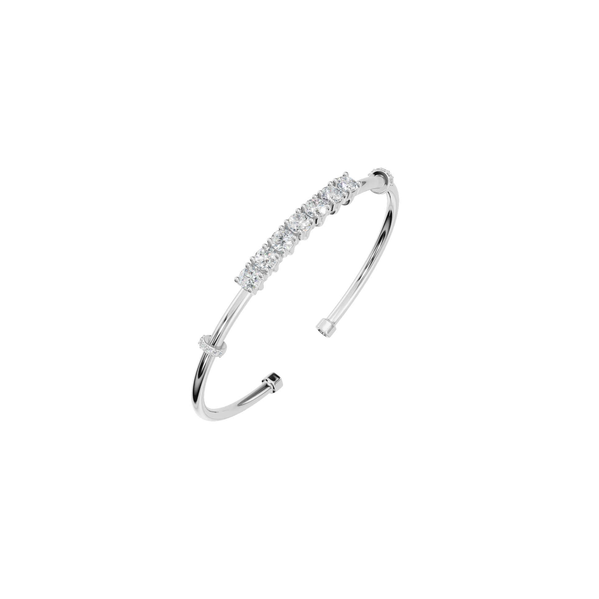 Everyday Luxe Open Lab Grown Diamond Cuff Bracelet
