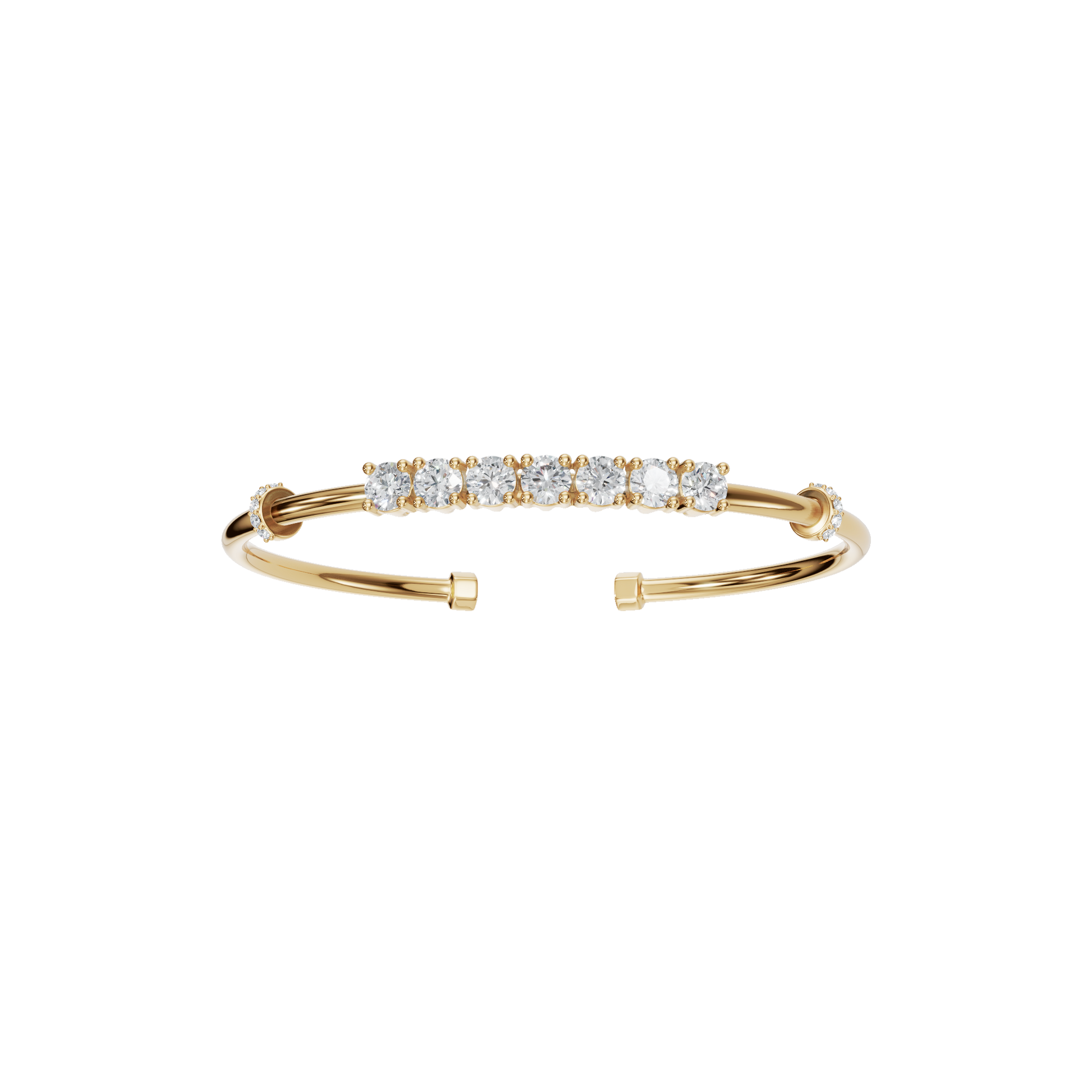 Everyday Luxe Open Lab Grown Diamond Cuff Bracelet
