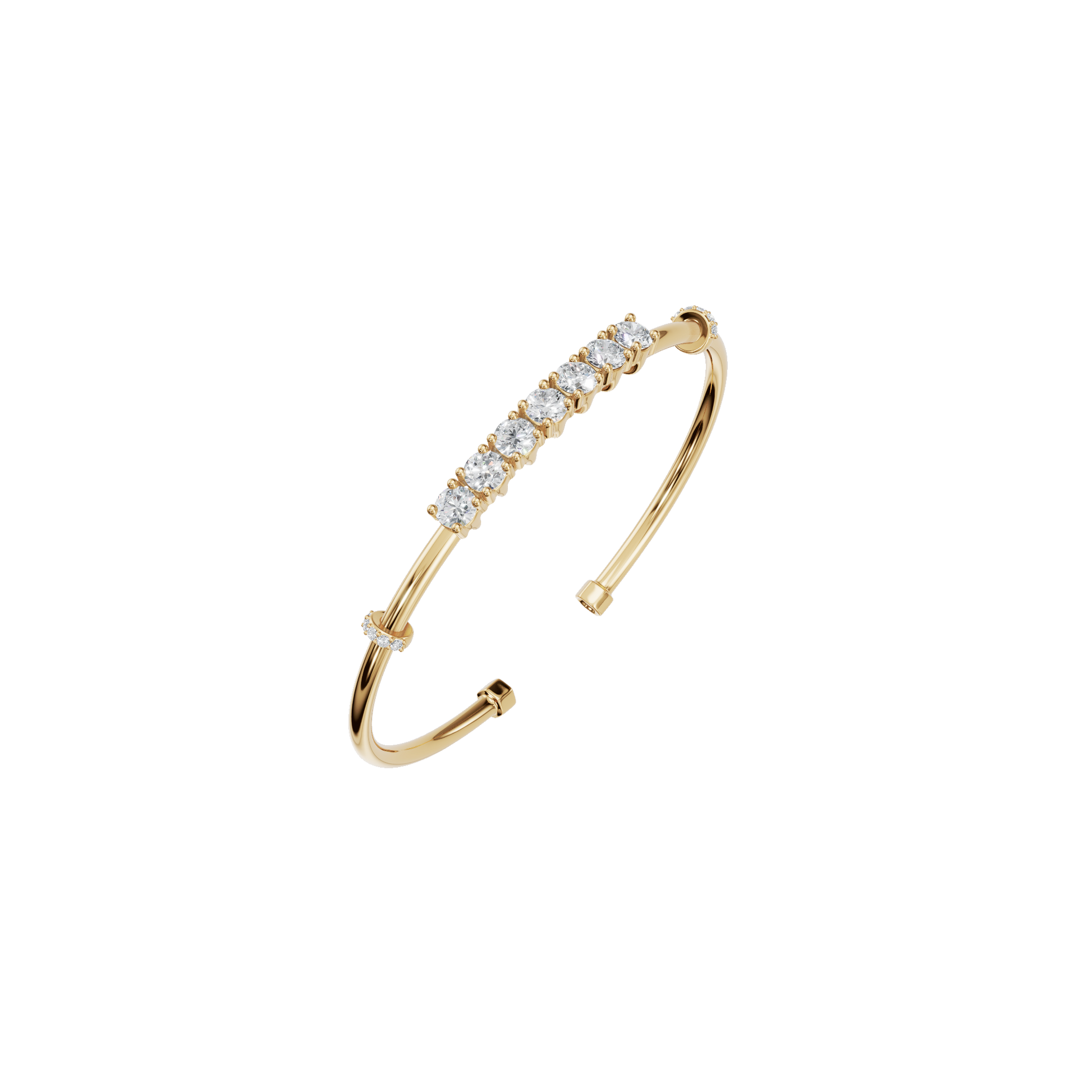 Everyday Luxe Open Lab Grown Diamond Cuff Bracelet