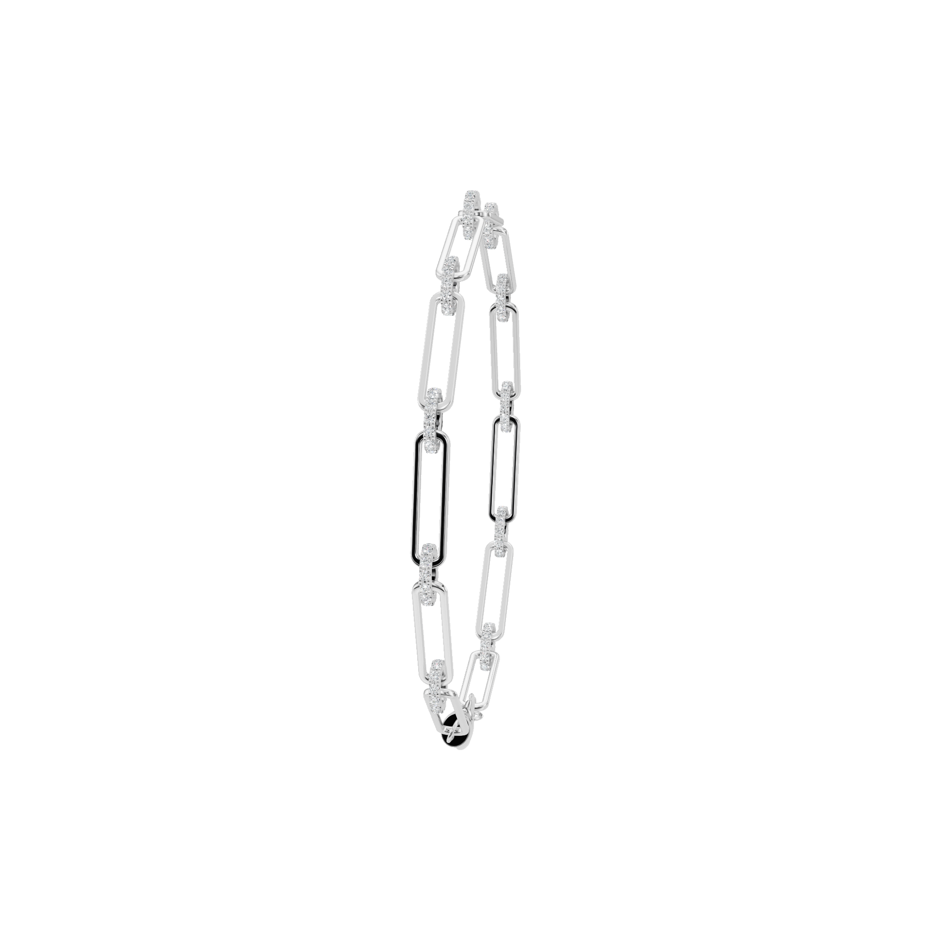 Luminous Link Diamond Gold Chain Bracelet for Everyday Luxury