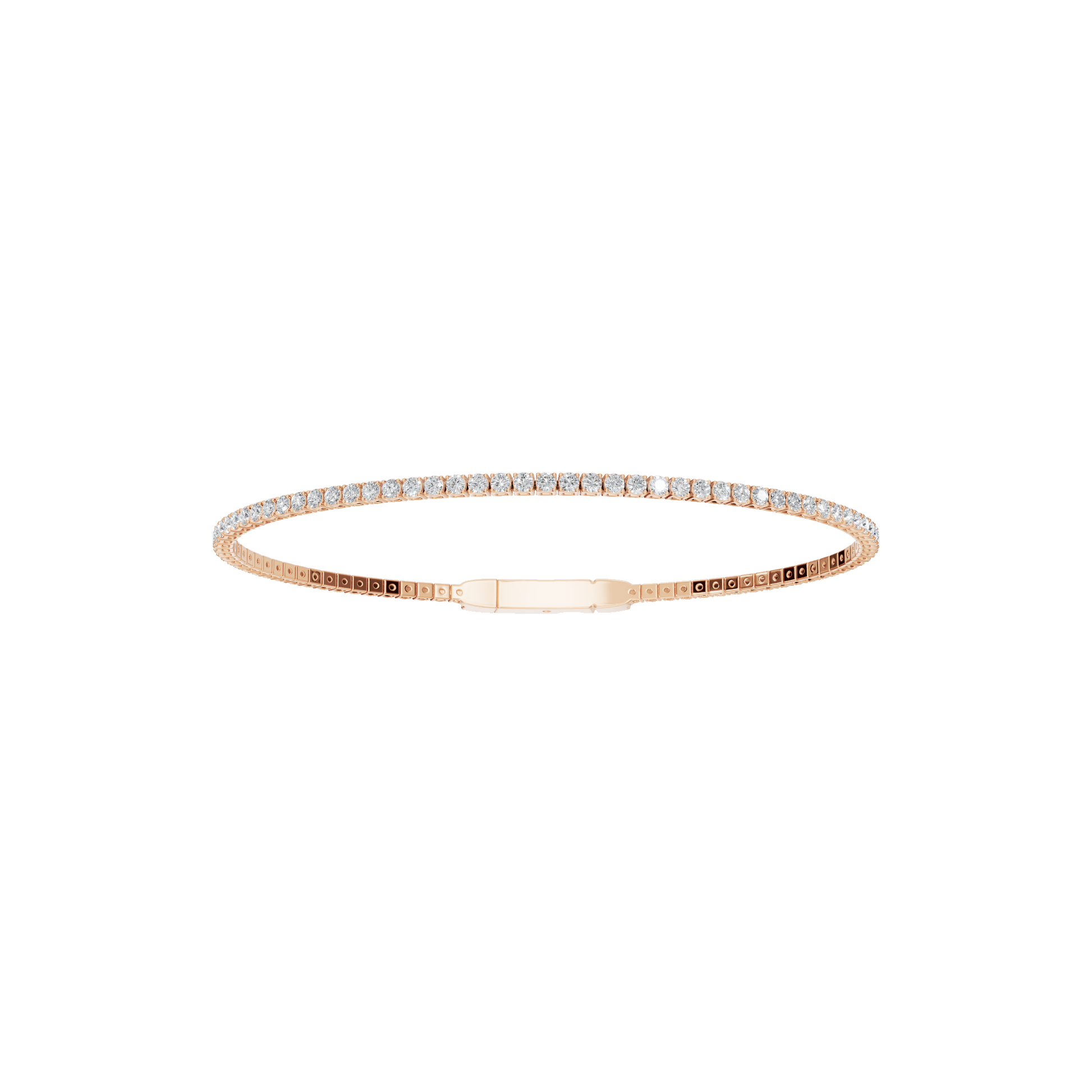 1.50 CTW Round Diamond Tennis Bracelet for Women in Solid Gold