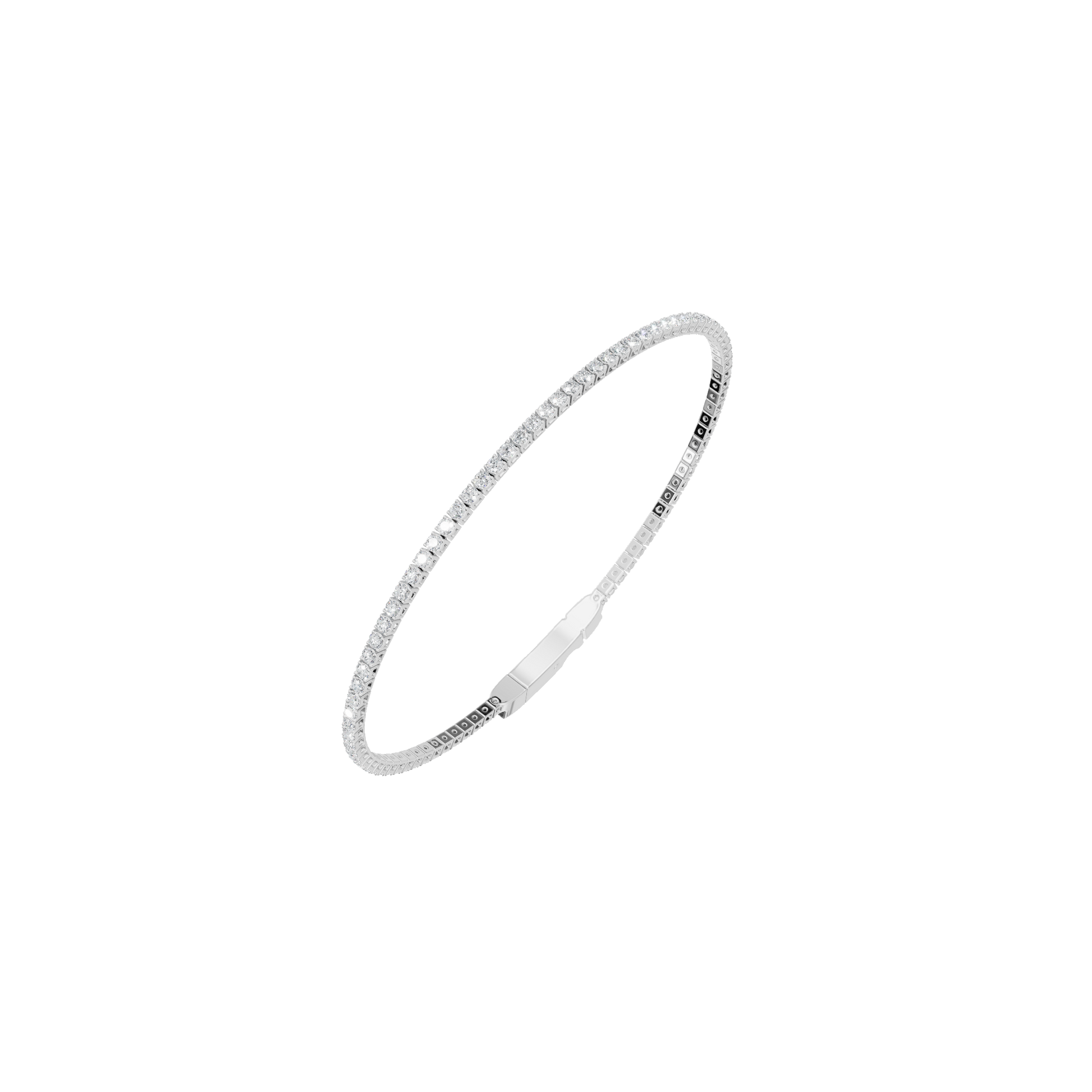 1.50 CTW Round Diamond Tennis Bracelet for Women in Solid Gold