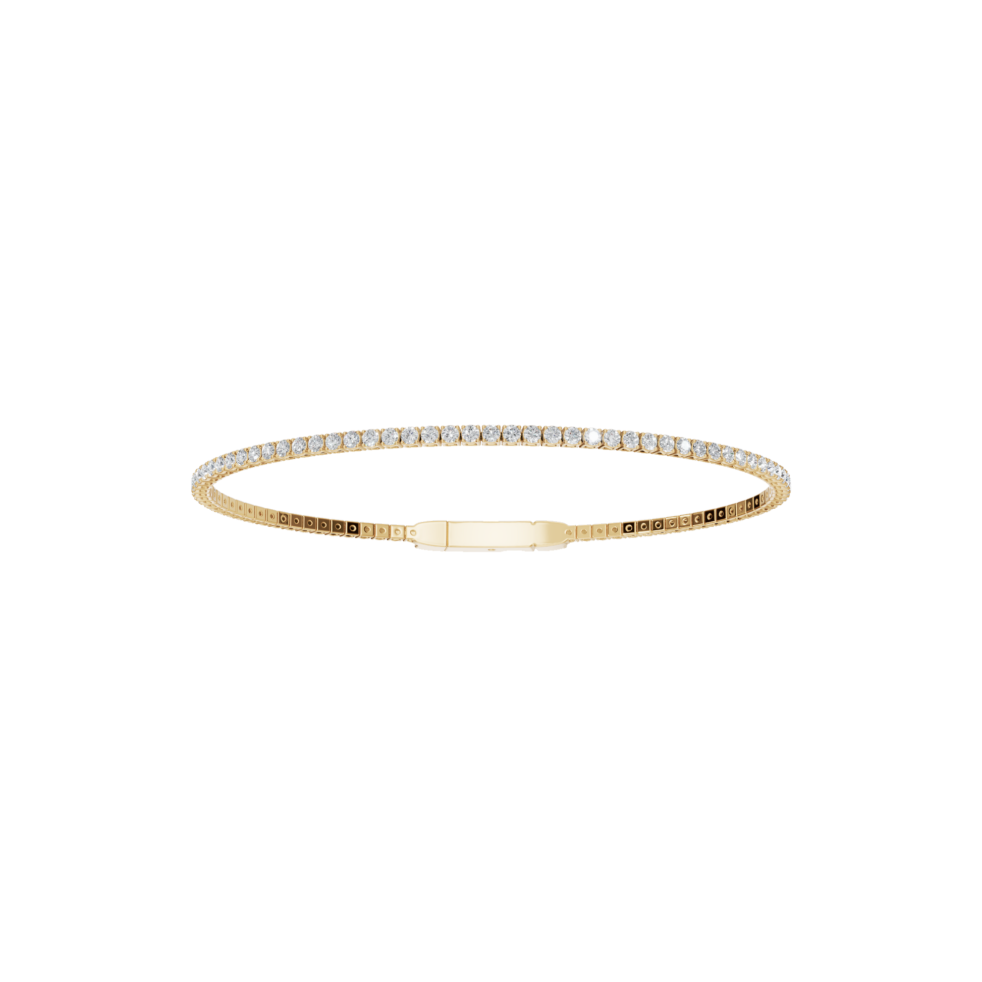 1.50 CTW Round Diamond Tennis Bracelet for Women in Solid Gold