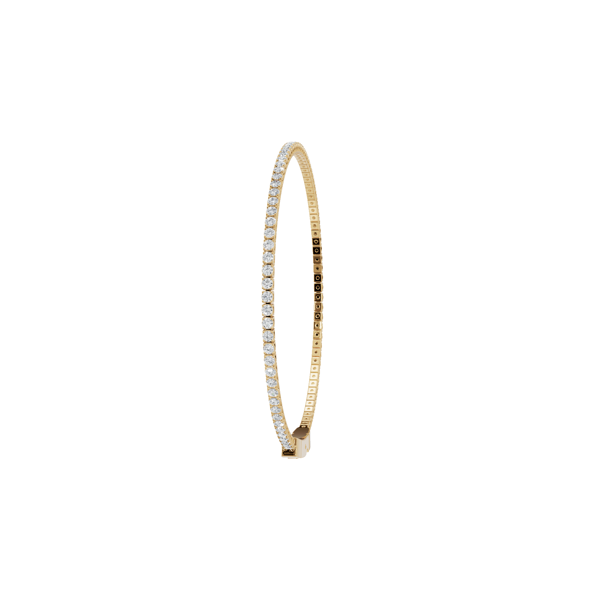 1.50 CTW Round Diamond Tennis Bracelet for Women in Solid Gold
