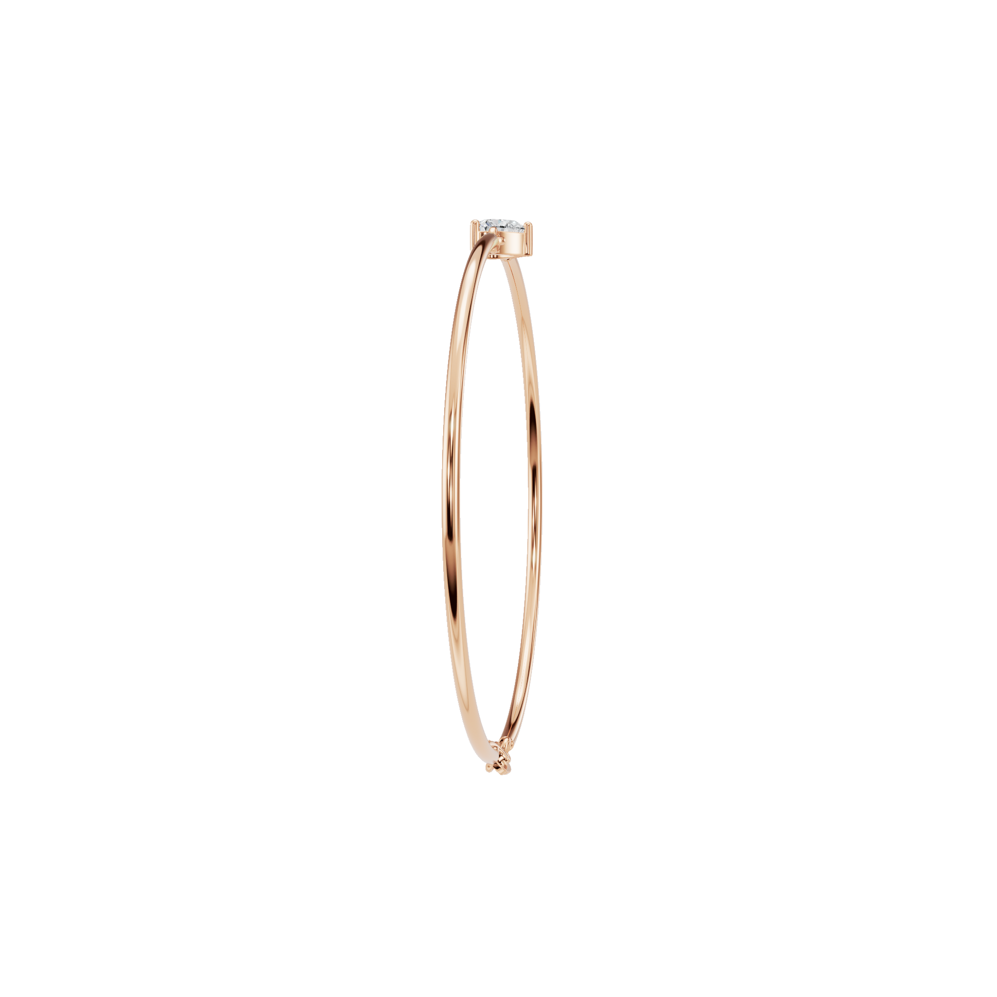 Aurora Heart Diamond Gold Bracelet – Elegant Spring