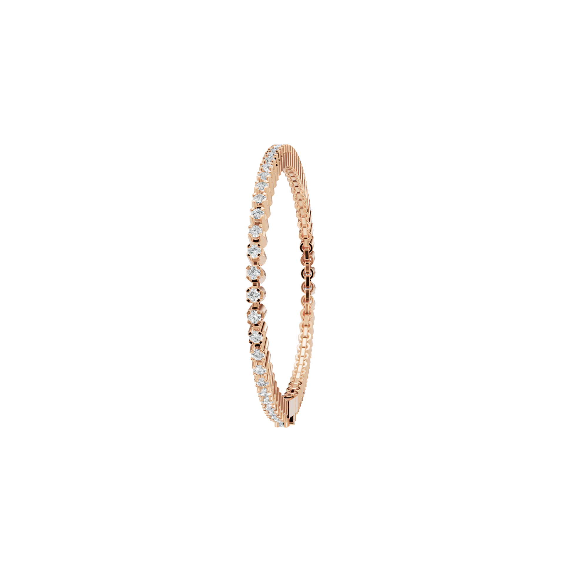 Everyday Round Lab Grown Diamond Tennis Bracelet
