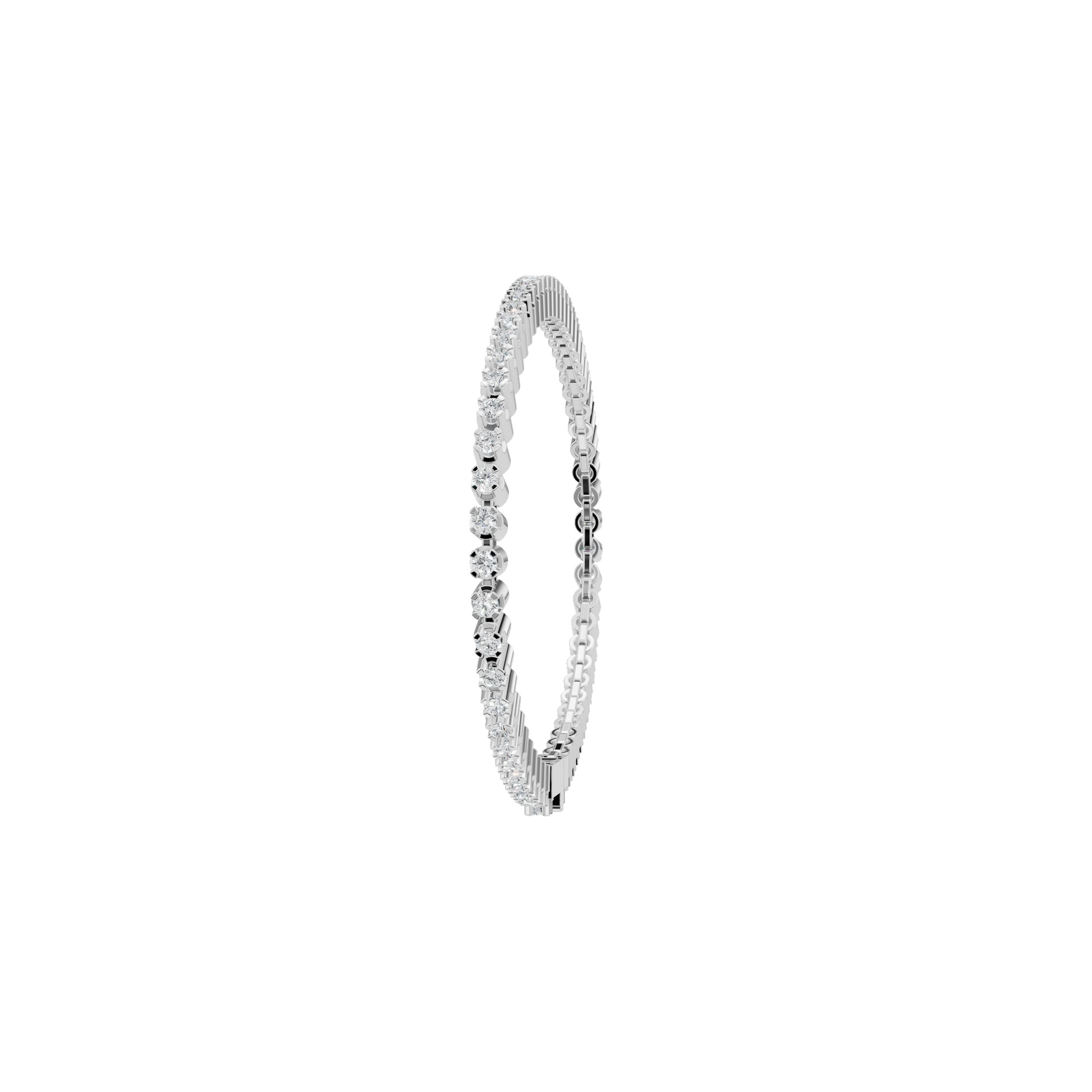 Everyday Round Lab Grown Diamond Tennis Bracelet