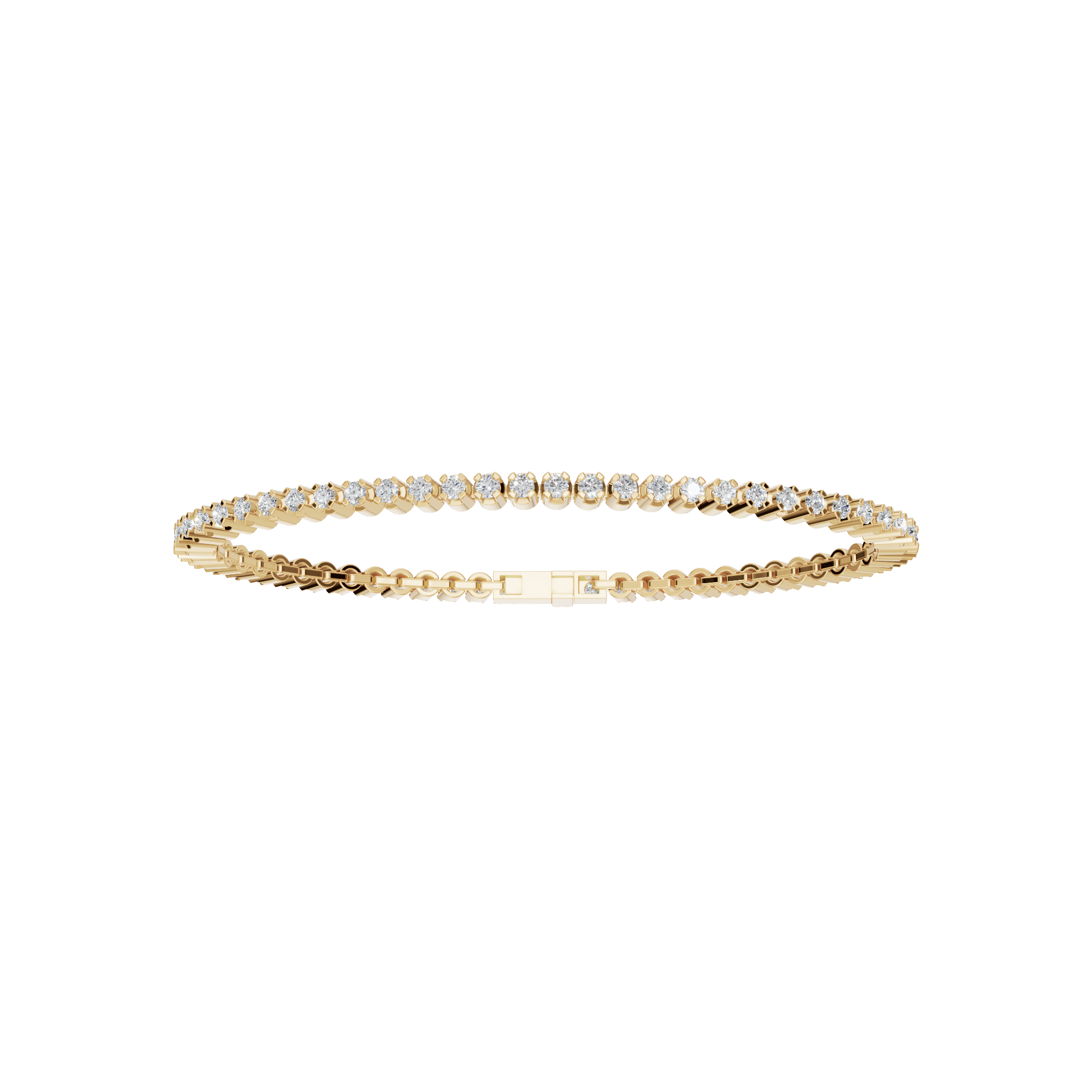 Everyday Round Lab Grown Diamond Tennis Bracelet