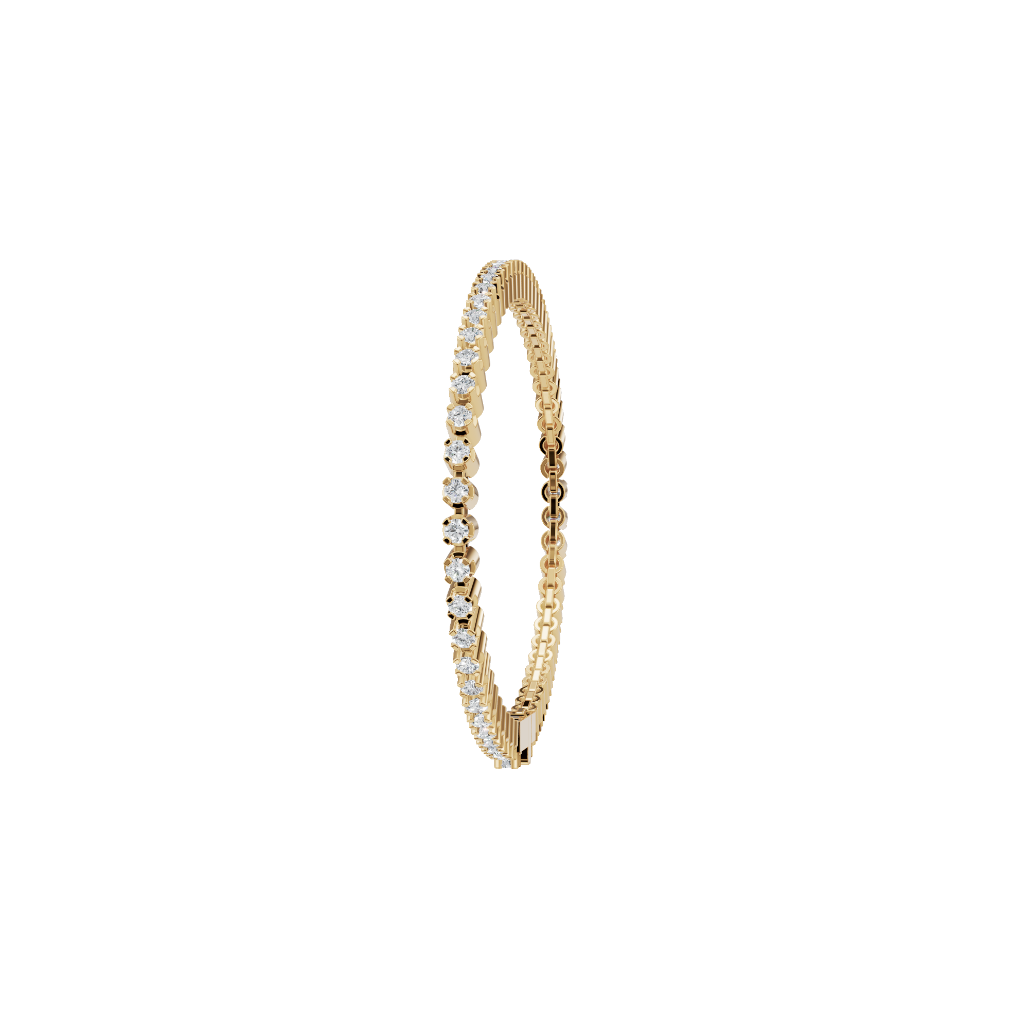 Everyday Round Lab Grown Diamond Tennis Bracelet