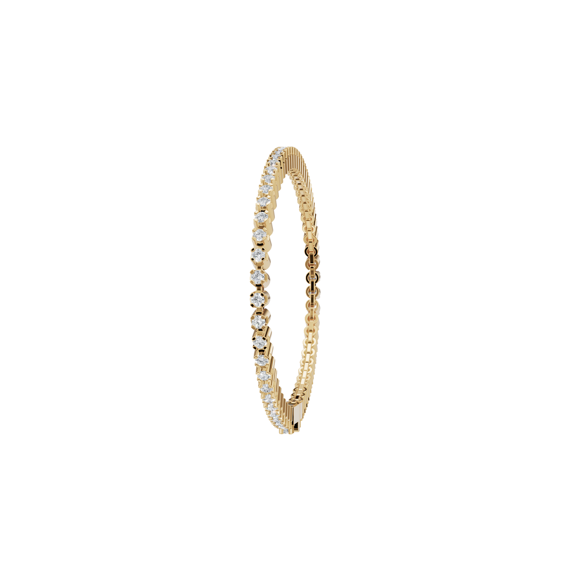 Everyday Round Lab Grown Diamond Tennis Bracelet