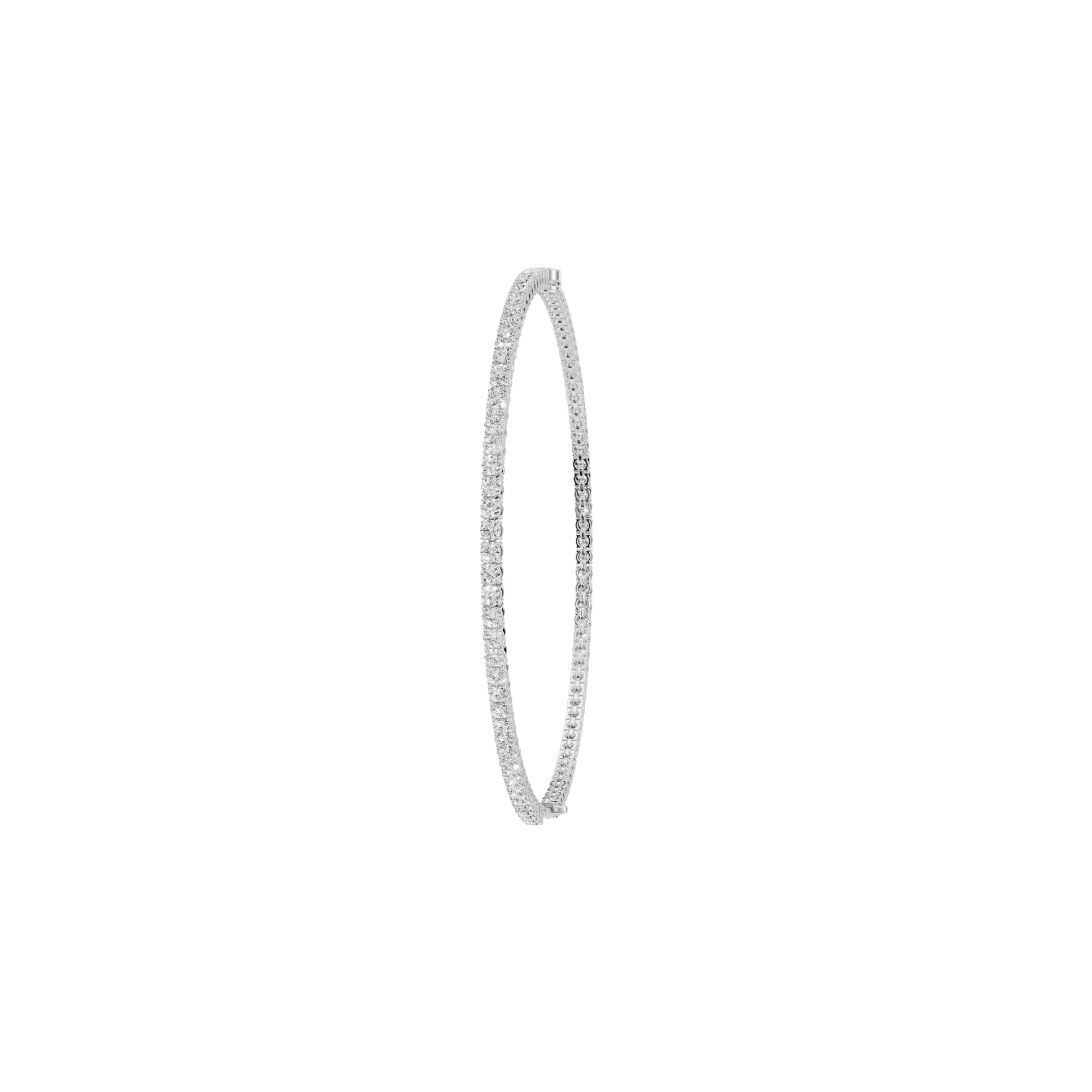 1.53 Ctw Round Diamond Bracelet – Elegant Tennis Style in Solid Gold