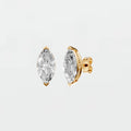 Nova Marquise Diamond Solitaire Stud Earrings