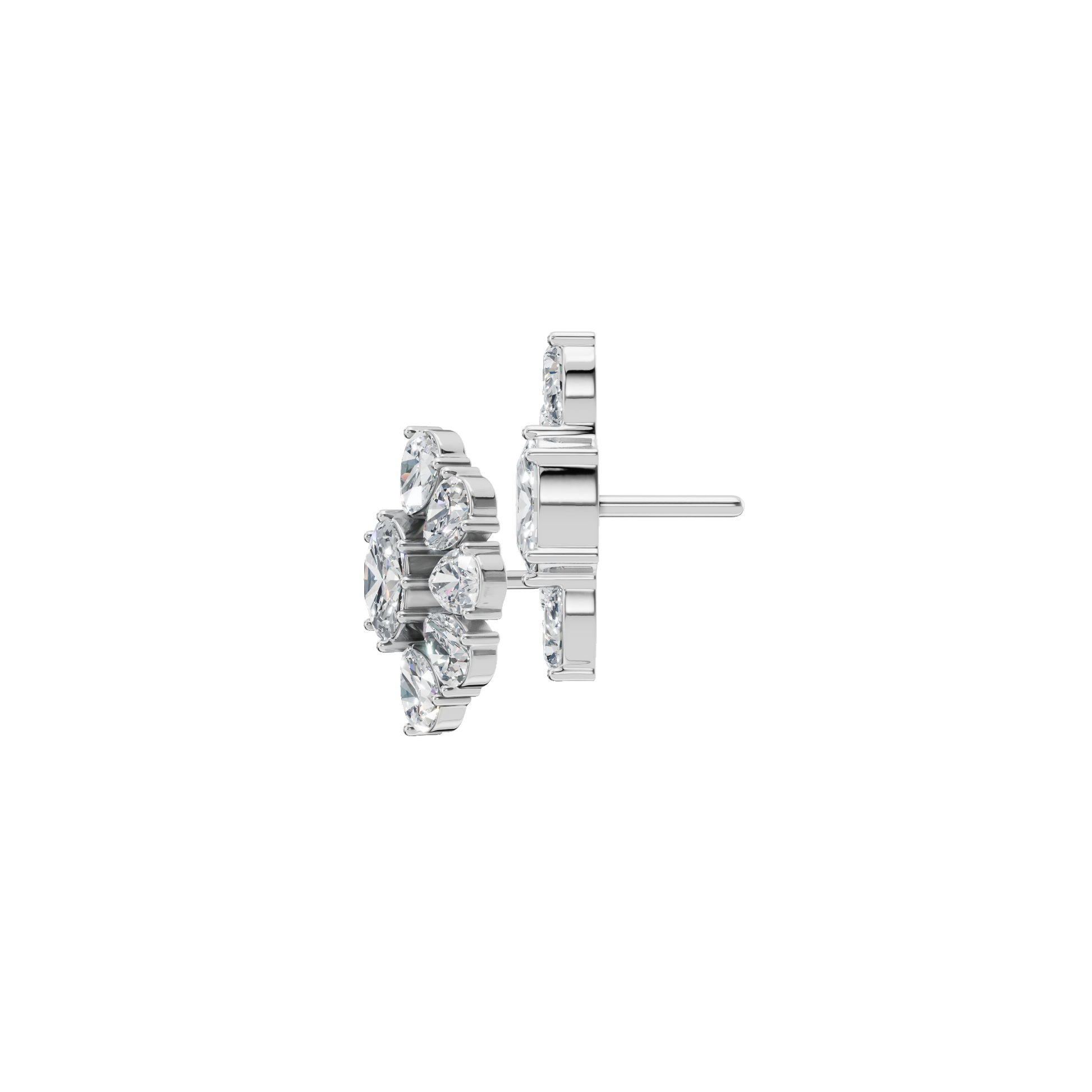 Blossom Lab Grown Diamond Earrings - Where Light Meets Meaning