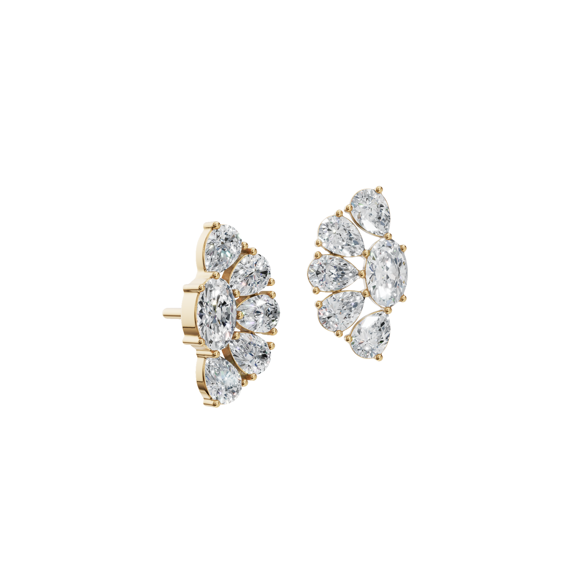 Blossom Lab Grown Diamond Earrings - Where Light Meets Meaning