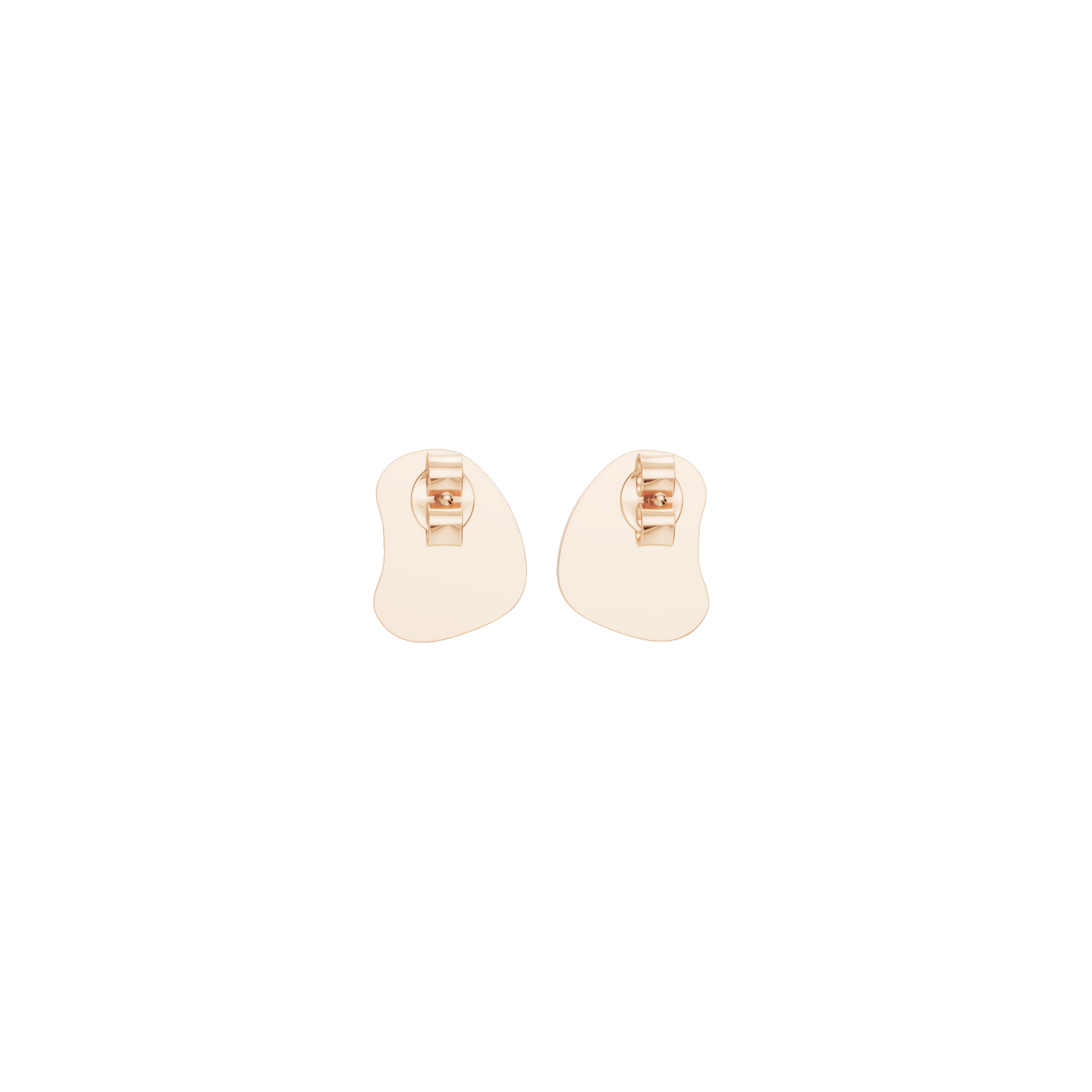 0.27 CTW Lab Grown Diamond Minimalist Stud Earrings – Soft Curve Design