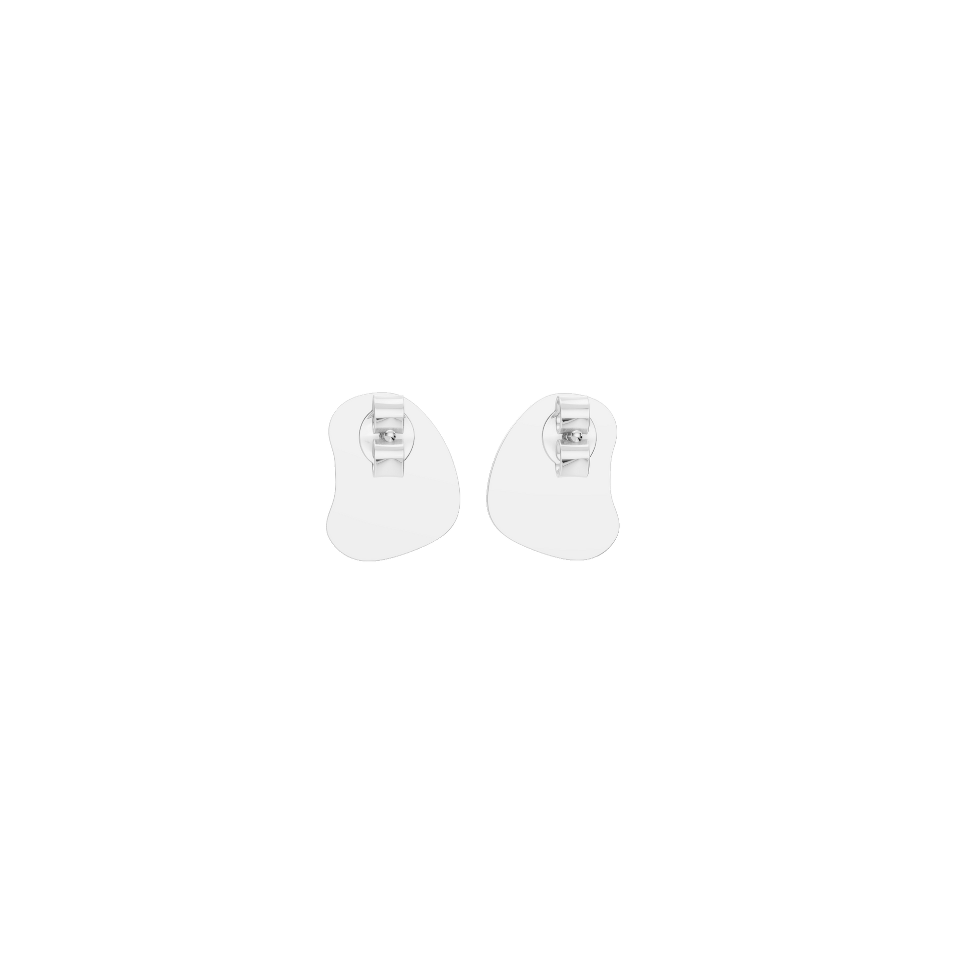 0.27 CTW Lab Grown Diamond Minimalist Stud Earrings – Soft Curve Design