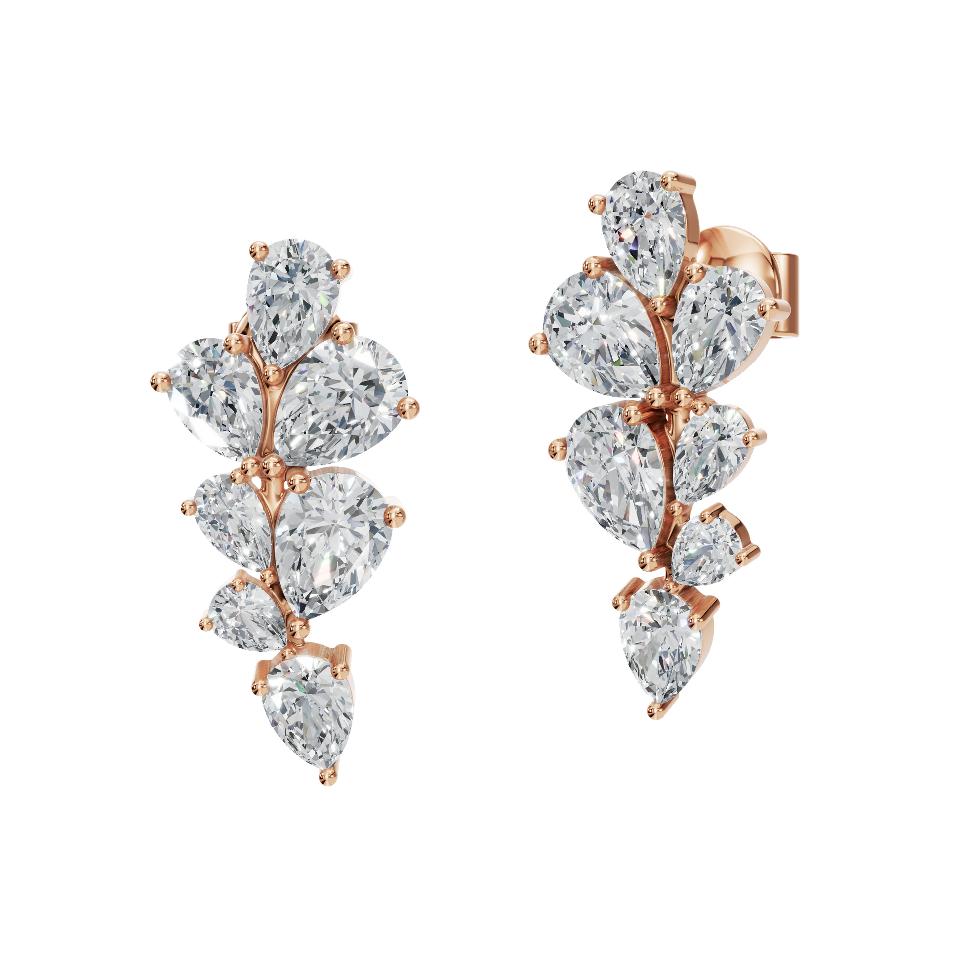 Fine Art Spark Lab Grown Diamond Earrings – Artful Design Jewelry for Celebrations